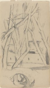 Malý most [recto], c. 1880. od Paul Cézanne