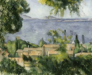 The Rooftops of l"Estaque, 1883-85 od Paul Cézanne
