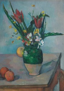 Váza s tulipány od Paul Cézanne