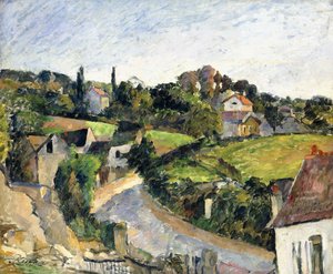 Klikatá cesta, kolem roku 1877 od Paul Cézanne