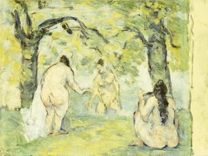 Tři lazebníci, 1875-77 od Paul Cézanne