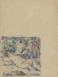 Probuzení [verso] od Paul Cézanne