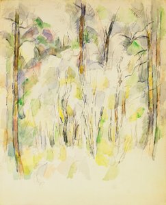 Woodland Scene, c.1900-1904 od Paul Cézanne