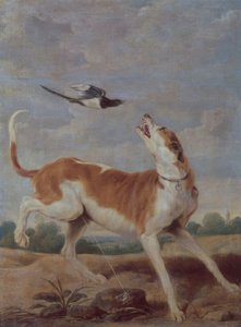 El perro y la picaza‘, 17. století, Olej na plátně, 115 cm x 83 cm, P01868