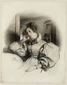 Portrét paní E.D. od Paul Delaroche