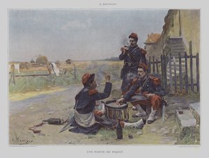 Hra Piquet od Paul Émile Boutigny