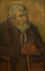 Starý muž s holí od Paul Gauguin