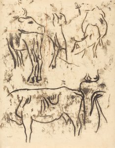 Studie na zvířatech, 19011902. od Paul Gauguin