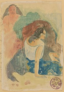 Slova ďábla [recto] od Paul Gauguin