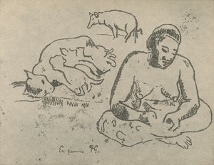 Doma, 1936 od Paul Gauguin