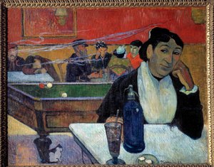 V kavárně (Arles) Obraz Paula Gauguina (1848-1902) 1888 Moskva. Puškinovo muzeum od Paul Gauguin