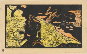 Auti te Pape (Ženy u řeky) od Paul Gauguin