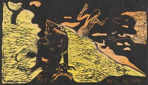 Auti te Pape ženy u řeky, 18941895. od Paul Gauguin