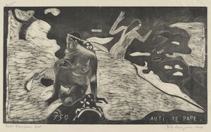 Auti te Pape ženy u řeky, 18941895. od Paul Gauguin