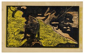 Auti te pape (Ženy u řeky), z Noa Noa Suite od Paul Gauguin