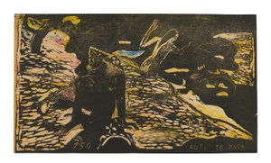 Auti te pape (Ženy u řeky), ze suity Noa Noa od Paul Gauguin
