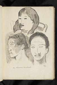 Před a po - kresba "Není bez citu" od Paul Gauguin