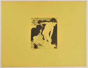 Bretonische Badende od Paul Gauguin