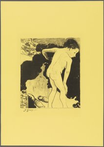 Badende in der Bretagne, aus der "Volpini Suite: Dessins lithographiques" od Paul Gauguin