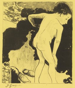 Koupající se v Bretani, z Volpini Suite: Dessins lithographiques, 1889., 1889. od Paul Gauguin