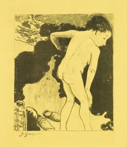 Bretonische Badende od Paul Gauguin