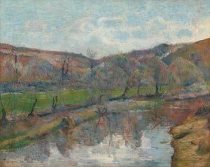 Bretaňská krajina, 1888. od Paul Gauguin