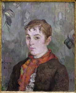 Busta ženy (olej na plátně od Paul Gauguin