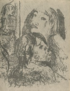 Rozhovor beze slov, 1936 od Paul Gauguin
