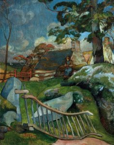 Brána (Pasačka vepřů) od Paul Gauguin