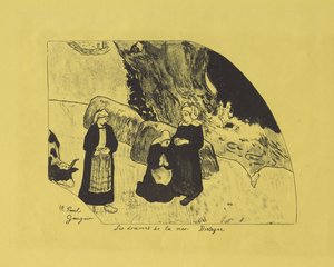 Dramata moře: Bretaň, 1889 od Paul Gauguin
