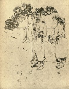 Kresba, 1936 od Paul Gauguin