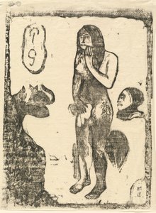 Eve, v roce 1895 nebo později. od Paul Gauguin