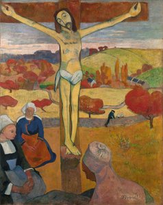 Francouzština:  Le Christ jaune Žlutý Kristus od Paul Gauguin
