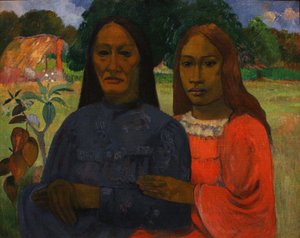 Francouzština:  Mère et fille Matka a dcera od Paul Gauguin