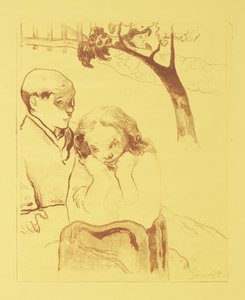 Lidská bída, 1889 od Paul Gauguin
