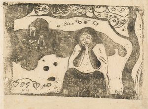 Lidský smutek (Miseres humaines) od Paul Gauguin