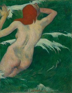 Ve vlnách od Paul Gauguin
