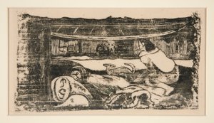 Interiér krabice od Paul Gauguin