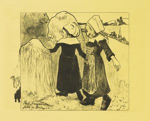 Radosti z Bretaně, 1889 od Paul Gauguin