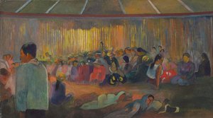 Dům písní od Paul Gauguin