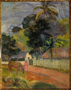 krajina od Paul Gauguin