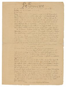 Le sourire: Journal sérieux, 19. září 1899 od Paul Gauguin