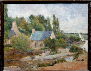 Les lavandieres à Pont Aven (Pont-Aven) Obraz Paula Gauguina (1848-1903) 1886 Sun. 0,71 x 0,90 m Paříž, musee d