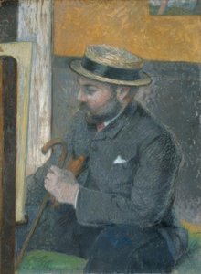 Muž s vodákem od Paul Gauguin