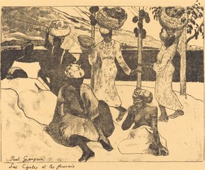 Kobylky a mravenci: Vzpomínka na Martinik od Paul Gauguin
