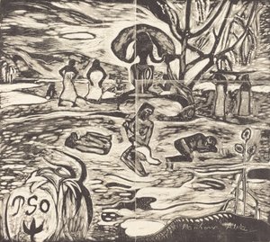 Mahana Atua Jídlo bohů, 18941895. od Paul Gauguin