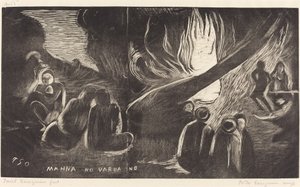 Mahna no Varua Ino (Ďábel mluví) od Paul Gauguin