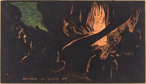Mahna no Varua Ino (Ďábel mluví) od Paul Gauguin