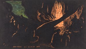 Mahna no Varua Ino The Devil Speaks, 18941895. od Paul Gauguin