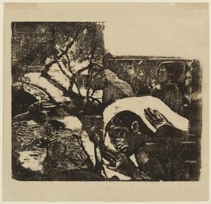 Tupapau přeje od Paul Gauguin